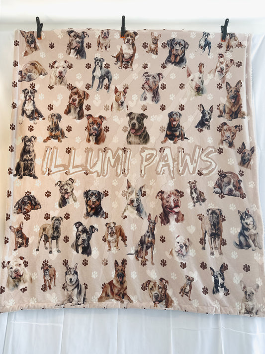 Bully & Friends Sherpa Blankies🐾🖤🤍