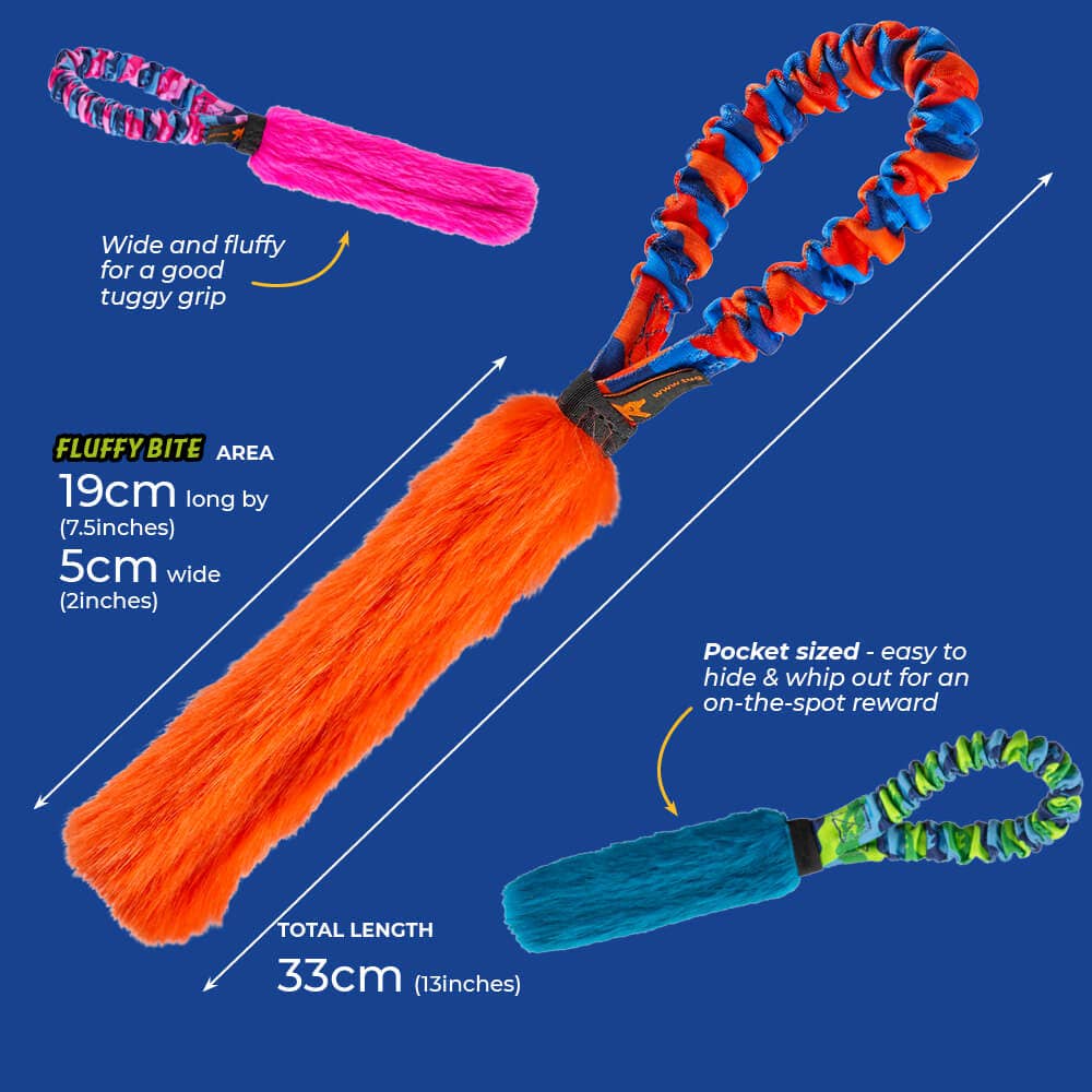 Pocket Fauxtastic | Faux Fur Pocket Tug | Tug-E-Nuff: Green Pattern